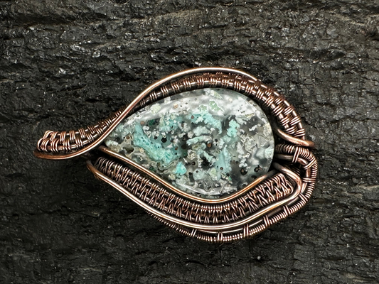 Aquadite Pendant – EX-04 The Vision | Exclusive Handwoven One-of-One
