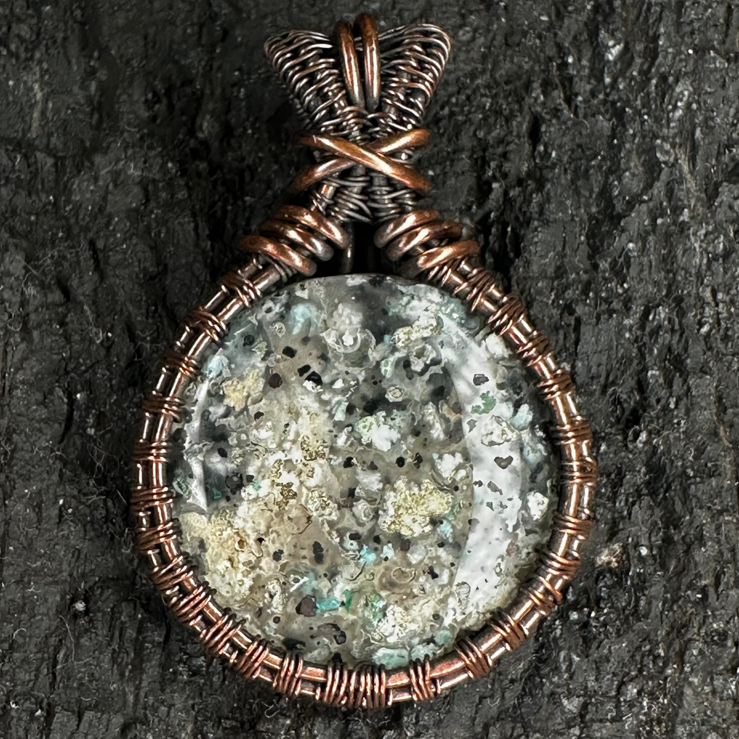 Aquadite Pendant – EX-08 The Origin | Exclusive Handwoven One-of-One