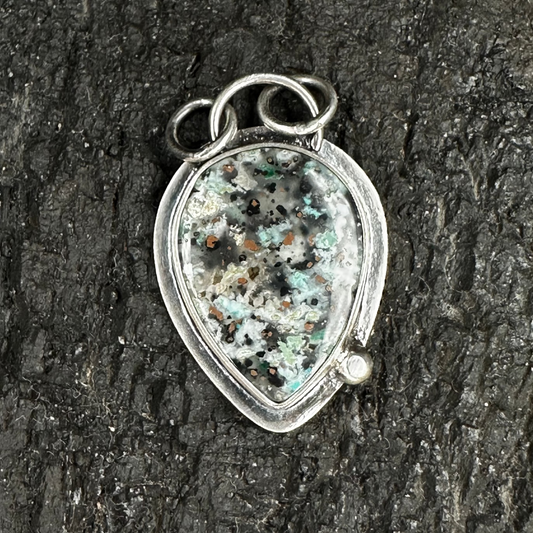 Aquadite Pendant – AS-01 | Handcrafted Natural Stone