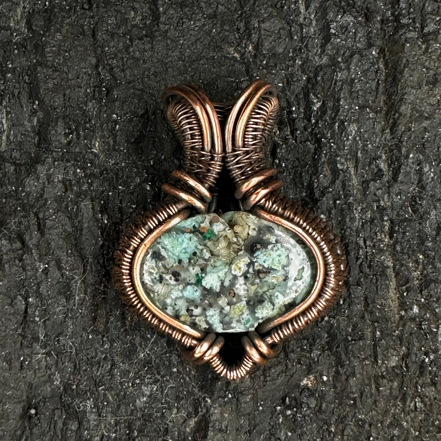Aquadite Pendant – EX-07 The Ascendant | Exclusive Handwoven One-of-One